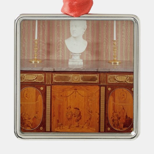 Ornement Carré Argenté Commode, 1776-79 (Devant)