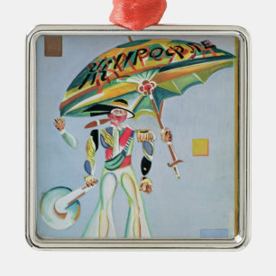 Ornement Carré Argenté Conception de costume pour l'opérette