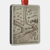 Ornement Carré Argenté Confluent du Niger (Droite)