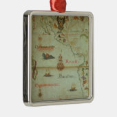 Ornement Carré Argenté Conquête du Mexique et du Pérou (Droite)