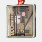 Ornement Carré Argenté Construction adoucie Kandinsky (Gauche)