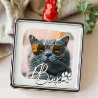 Cool moderne de chat Grunge Nom et photo