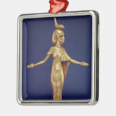 Ornement Carré Argenté Coordonnée de la déesse Selket (Gauche)