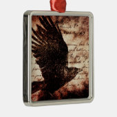 Ornement Carré Argenté Corbeau 7 (Droite)