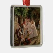 Ornement Carré Argenté Corpus Christi (Droite)