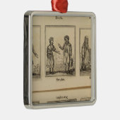 Ornement Carré Argenté Costumes (Droite)