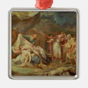 Ornement Carré Argenté Cyrus le grand