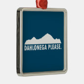 Ornement Carré Argenté Dahlonega Georgia S'il vous plaît (Droite)