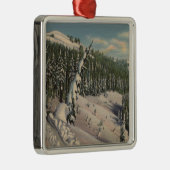 Ornement Carré Argenté d'Alene de Coeur, identification - d'Alene de (Droite)