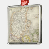 Ornement Carré Argenté Danemark 12 (Gauche)