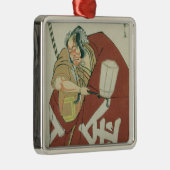 Ornement Carré Argenté Danjuro dans le rôle de Sakatano Kintoki (Droite)