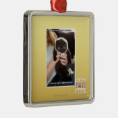 Ornement Carré Argenté Dans des plusieurs décharges (Droite)