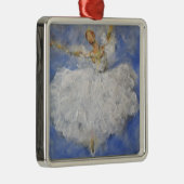 Ornement Carré Argenté Danser dans les cieux (Droite)