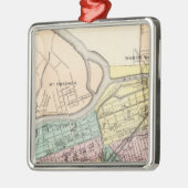 Ornement Carré Argenté Dayton, Ohio (Gauche)