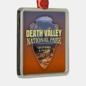 Ornement Carré Argenté Death Valley NP (pointe de flèche) (Droite)