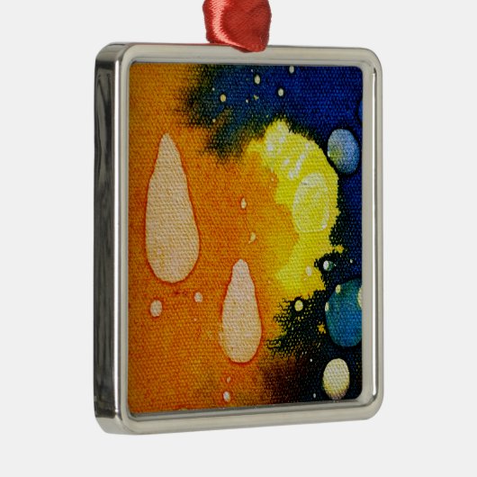 Ornement Carré Argenté Décès Polychromoptique par Michael Moffa (Droite)