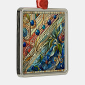 Ornement Carré Argenté Déco Art Déco (Droite)