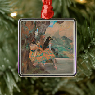 Ornement Carré Argenté Degas - Danseurs de ballet, 1877,