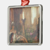 Ornement Carré Argenté Delilah (Gauche)