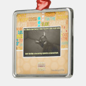 Ornement Carré Argenté Dernière vue Sparky (Gauche)