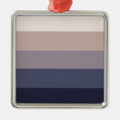 Ornement Carré Argenté Design, contemporain, poli et personnalisable (Devant)