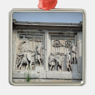 Ornement Carré Argenté Détail de la voûte Constantine