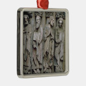 Ornement Carré Argenté Détail du portique (Droite)