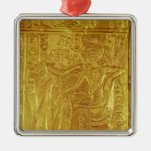 Ornement Carré Argenté Détail du tombeau d'or