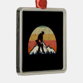 Ornement Carré Argenté Détecteur de métaux vintages (Droite)