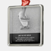 Ornement Carré Argenté Devis motivationnel long-board (Gauche)