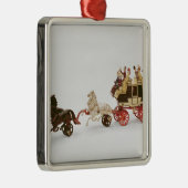 Ornement Carré Argenté Diligence de jouet (Droite)