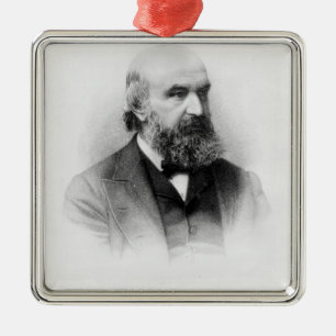 Ornement Carré Argenté Divan Adams de John, gravé par George J. Stodart