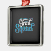 Ornement Carré Argenté Don de l'enseignant | Glad Squad (Gauche)