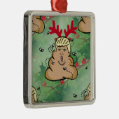 Ornement Carré Argenté donald trump (Droite)