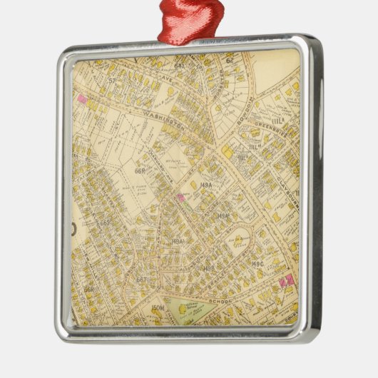 Ornement Carré Argenté Dorchester, le Massachusetts 4 (Gauche)