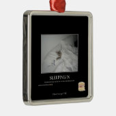 Ornement Carré Argenté Dormir (Droite)