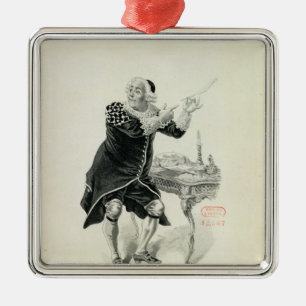 Ornement Carré Argenté Dr. Bartolo