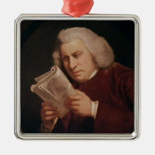 Ornement Carré Argenté Dr. Samuel Johnson 1775