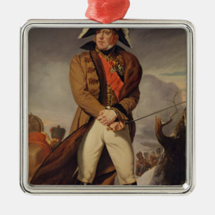 Ornement Carré Argenté Duc de Michel Ney de maréchal d'Elchingen