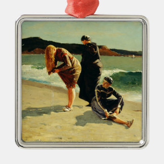 Ornement Carré Argenté Eagle Head, Manchester, Massachusetts Fine Art 