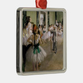 Ornement Carré Argenté Edgar Degas - Classe Danse (Droite)