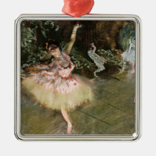 Ornement Carré Argenté Edgar Degas - L'Étoile 1878