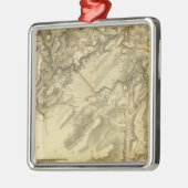 Ornement Carré Argenté Edimbourg composé Shire (Gauche)