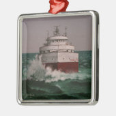 Ornement Carré Argenté Edmund Fitzgerald by Tom Rock (Gauche)