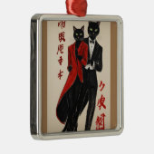 Ornement Carré Argenté El Gato Le Maestro argentin Tango (Droite)