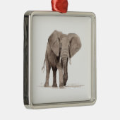 Ornement Carré Argenté elephant ornament (Droite)