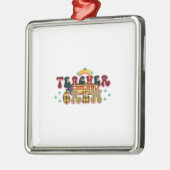 Ornement Carré Argenté Équipage enseignant (Gauche)