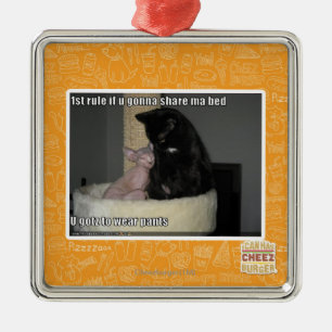 Ornement Carré Argenté ?ère règle si u allant partager le lit de mA