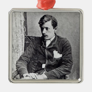 Ornement Carré Argenté Ernest Dowson