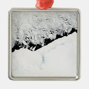 Ornement Carré Argenté Est de l'Antarctique - Terre-Neuve-et-Labrador